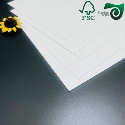 FSC Good Printing Stability 250gsm SBS White Cardboard For Cosmetics Box