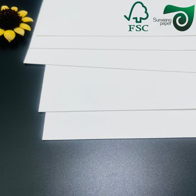 FSC 15pt 18pt Smooth White Bleach Card One Side Coated SBS FBB Board With Excellent Printing Performance