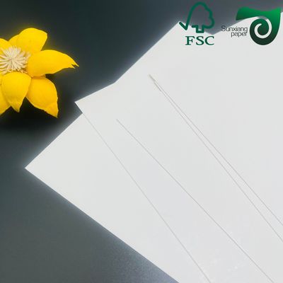 FSC Smooth White Digital Opaque Text Paper 100lb 23in 35in Blank Sheets For Digital Printing