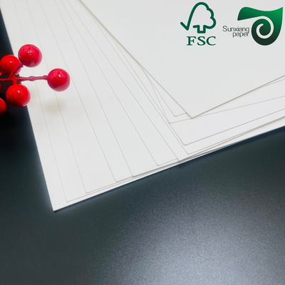 FSC 350gsm 610um Food Grade GC1 Board 70 100cm For Chocolate Packaging