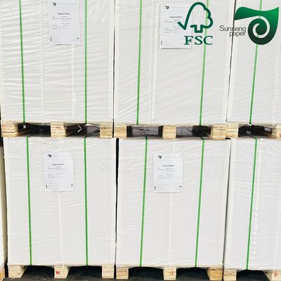 Double Sided Uncoated Paper Natural White 600um 900um For Beer Pads