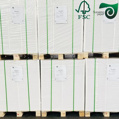 FSC Bright White Uncoated Paper Sheets 200g 250g 300g 350g For Offset Printing