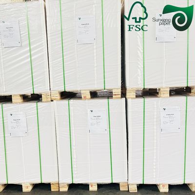 40g 100g Good Printing Uncoated Woodfree Adhesive Paper 18mm Width Cardboard