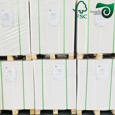 80GSM 90GSM Food Safe White Kraft Paper For Bag Making Ultra Strong Tearproof All Wood Pulp FSC
