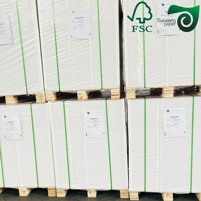 35PT 40PT Uncoated Cardboard Natural White Absorbent Pulpboard For Coaster Making