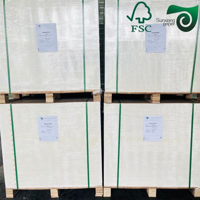 230gsm 280gsm High Stiffness White Top Kraft Liner Board  Food Milk Packaging Grade