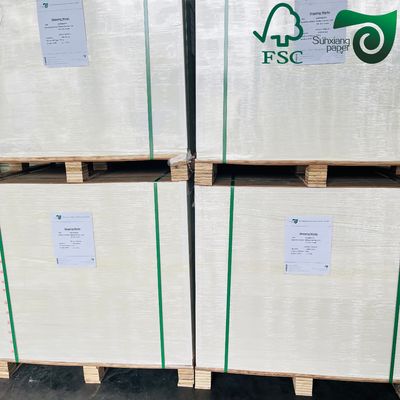 80gsm 100gsm 140gsm Virgin White Kraft Paper With Premium Stiffness For Flour Bags
