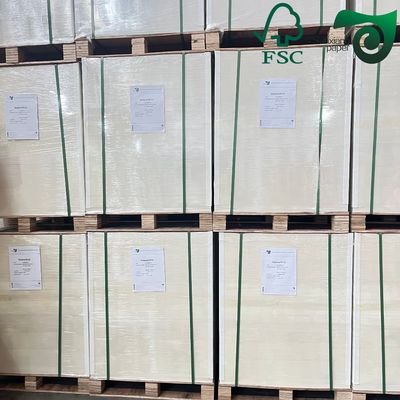 FSC 1.0mm 2.0mm Double White Duplex Board Recycled Pulp Grey Back Duplex Cardboard