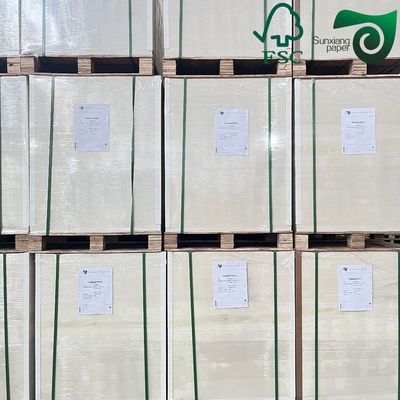 FSC 400g C1S Glossy Coated White FBB Folding Box Board High Stiffness Recyclable