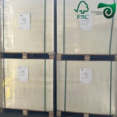 FSC Coated Duplex Stone Paper 100 400μM Recycled Waterproof Double Sided Coated Board