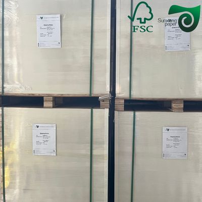 FSC 275gsm PE Coated Frozen Food Packaging Board  Food Grade Virgin Wood Pulp