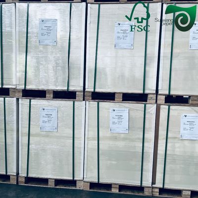 FSC 160gsm Textured White Kraft Paper High End Specialty Packaging Paper For Luxury Gifts Boxes