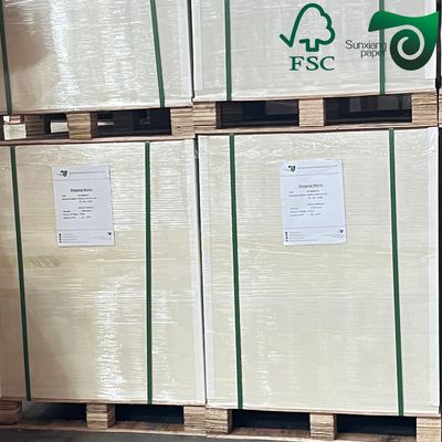 FSC White C2S Glossy Paper 115gsm 150gsm Double Side Glossy Coated Paper