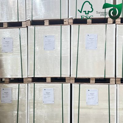 FSC GC1  GT1 White Coated One Side Board 250gsm 400gsm For Luxury Packaging
