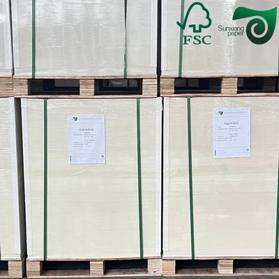 FSC C1S Folding Box Board 215gsm 220gsm  White For Cigarette Carton Packaging