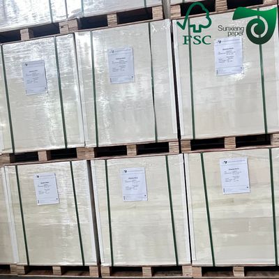 FSC 200gsm White Food Grade Cup Bowl Stock Paper Single Side PE Coated Board