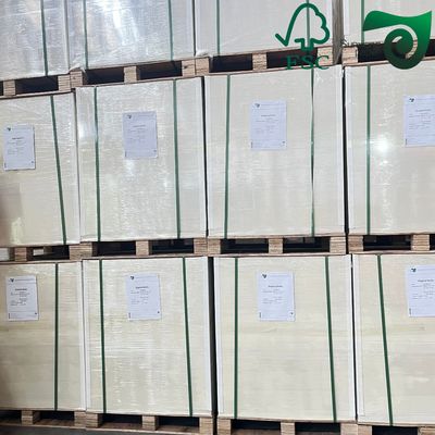 FSC 250gsm 270gsm C1S Ivory Board For Cosmetic Boxes Size 28 30" 31 43"   Ream Pack