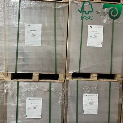 FSC C2S Double Side White Coated Duplex Paper 1.5mm 2mm High Thickness For Game Cardboard