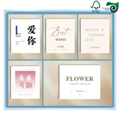 FSC Bright White Uncoated Paper Sheets 200g 250g 300g 350g For Offset Printing
