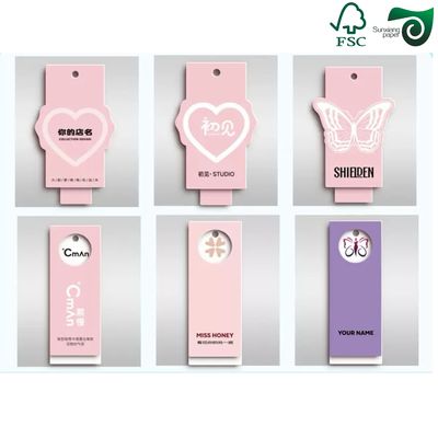 300 Gsm 450 GSM White Card Paper High Stiffness Suitable For Hang Tag Printing