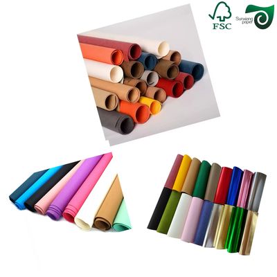 FSC Embossed Gauffered Paper Board  160gsm 230gsm Multiple Colors Custom Options