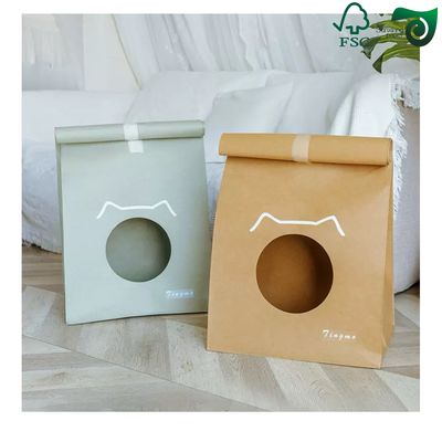 Tear Resistance Sewable 0.55mm 0.35mm Washable Kraft Paper Roll