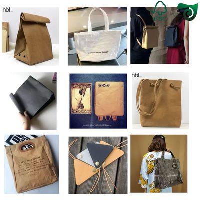 80gsm 90gsm Expansible Sack Brown Kraft Paper Sheets FSC For Cement Bag Making Washable Kraft Paper