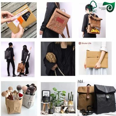 0.55mm Recyclable Washable Waterproof Kraft Paper From Chinese Mill FSC
