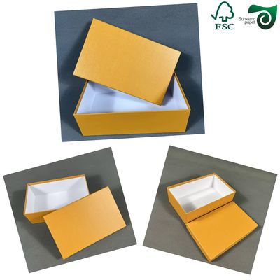FSC Certified 1200gsm Uncoated Book Binding Board Recycled Pulp For Premium Shoe Boxes