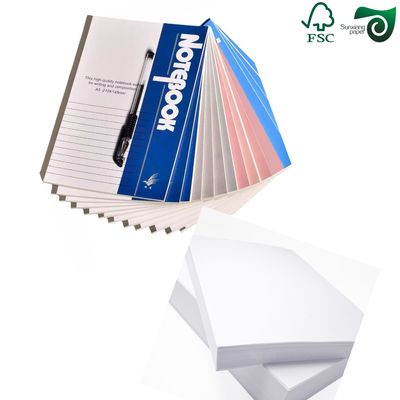 Virgin Wood Pulp High Bulky Book Paper 65gsm 70gsm FSC Certified For Notebook