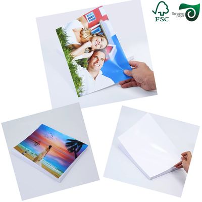 FSC 115g 130g C2S Glossy Art Paper  Excellent Printability For Photobooks 72cm 102cm