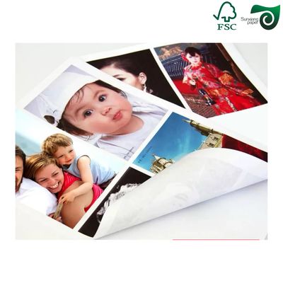 FSC 250g 260g RC Satin Inkjet Photo Paper Roll Pigment Ink Compatible 24" 44" 100ft