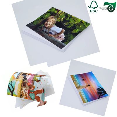 FSC 300gsm 350gsm C2S Glossy Paper Perfect For Magazine Printing With Vivid Colors Smooth Finish