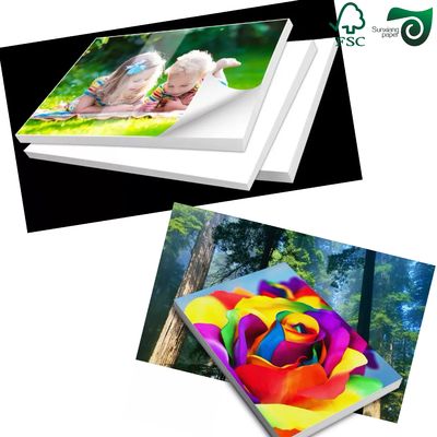 FSC 24" 36" Double Side Coated High Glossy Inkjet Photographic Paper 120gsm 160gsm