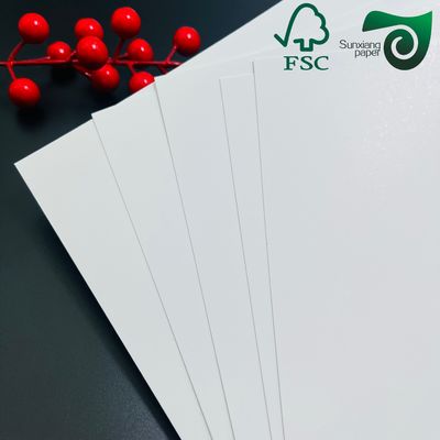 FSC Foldcote SBS Paper Board  High Bulk  210gsm 235gsm Virgin Wood Pulp Material