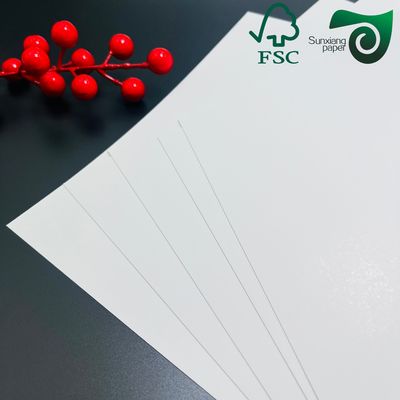 Ultra High White Paper Cardboard Folding Boxboard Solid Bleached Ivory Card Sheets