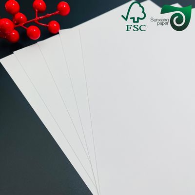 2mm Recyclable Double Sided White Ivory Board FSC High Stiffness For Hangtags