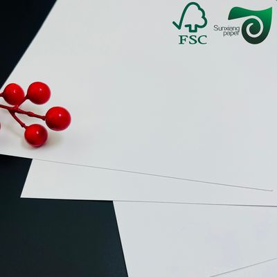 2mm Recyclable Double Sided White Ivory Board FSC High Stiffness For Hangtags