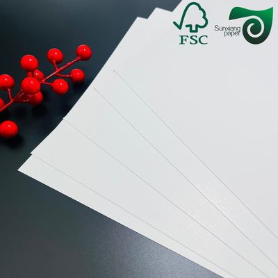 FSC 200g 250g 300g Food Grade Ivory Board  One Side Coated For Takeaway Boxes