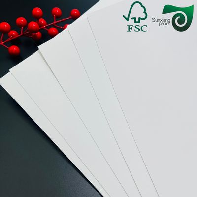 FSC 200g 250g 300g Food Grade Ivory Board  One Side Coated For Takeaway Boxes