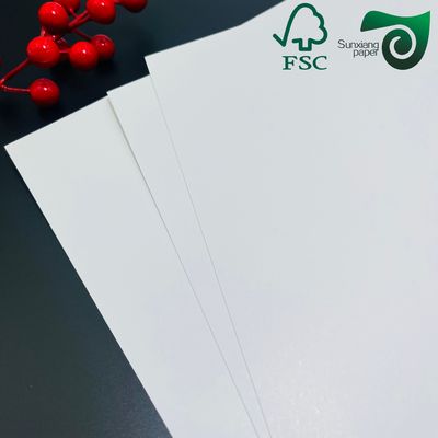 FSC 200g 250g 300g Food Grade Ivory Board  One Side Coated For Takeaway Boxes