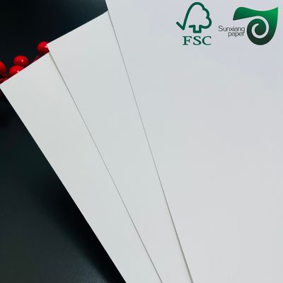 2mm Thick Double  Sided Coated Gloss Laminated Card Paper For Cosmetic Boxes FSC