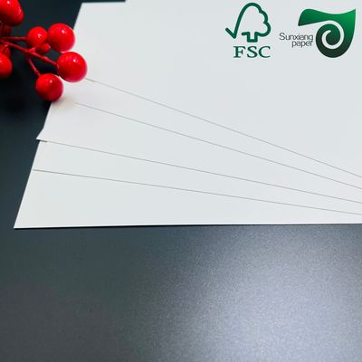 2mm Thick Double  Sided Coated Gloss Laminated Card Paper For Cosmetic Boxes FSC