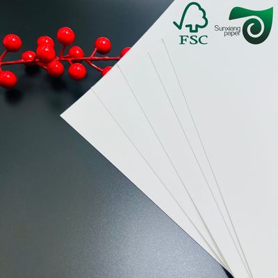 2mm Thick Double  Sided Coated Gloss Laminated Card Paper For Cosmetic Boxes FSC