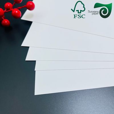 250gsm 300gsm One Sided Coated FBB Board 700mm 1000mm Ideal For Cosmetics Packaging FSC