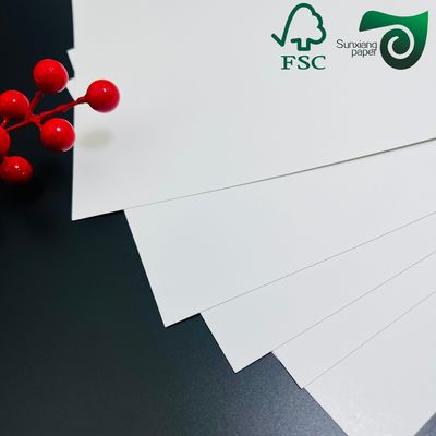 FSC 35" White SBS Board FSC Smooth Surface 12pt 18pt Excellent Printing Effect