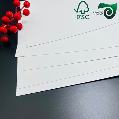 350gsm C1S Coated FBB SBS Paper Board For Pharmaceutical Packaging 37" 25" Lightweight