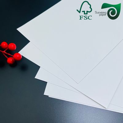 2mm Thick Double  Sided Coated Gloss Laminated Card Paper For Cosmetic Boxes FSC