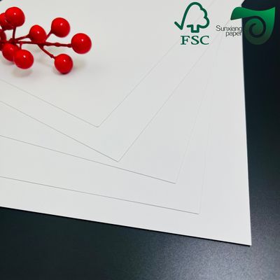 250G 300G Ivory Board SBS Paper Board One Side Coated White Sheets FSC