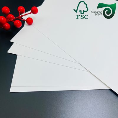 2mm Recyclable Double Sided White Ivory Board FSC High Stiffness For Hangtags